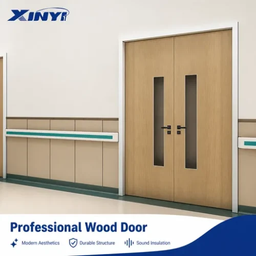 Wooden office doors